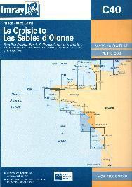 Le Croisic to Les Sables d'Olonne. Carta Náutica Imray C40