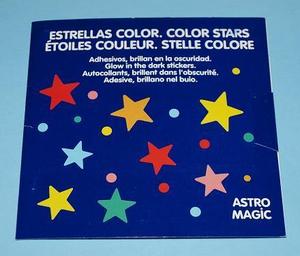 Adhesivos estrellas de color